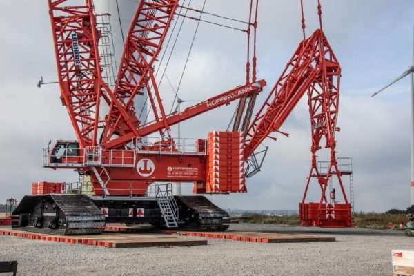 baggermatratzen Raupenkran