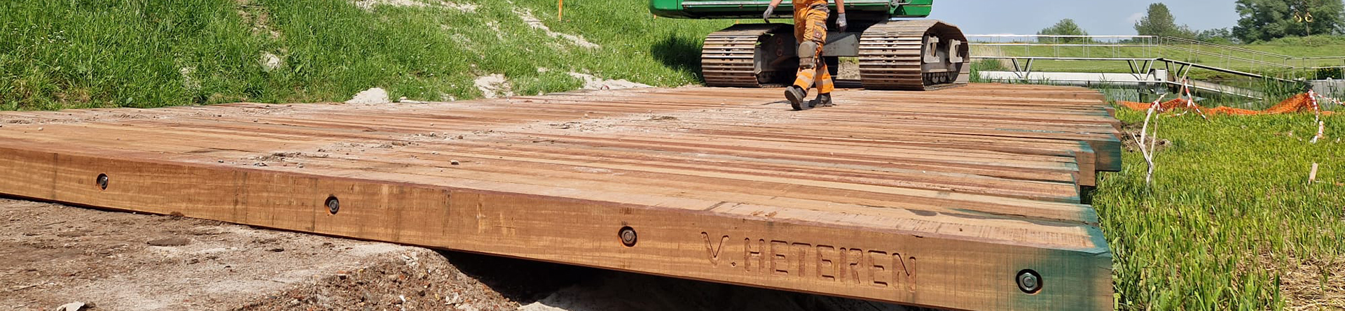 Projecten Projekte Ko-Mats Baggermatratzen draglineschotten op locatie project